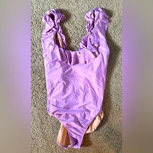 JCrew Ruffle One Piece Bathing Suit
